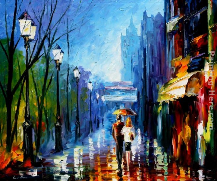 Leonid Afremov MEMORIES OF PARIS